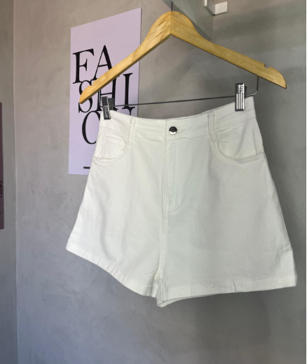 Shorts Jeans Branco